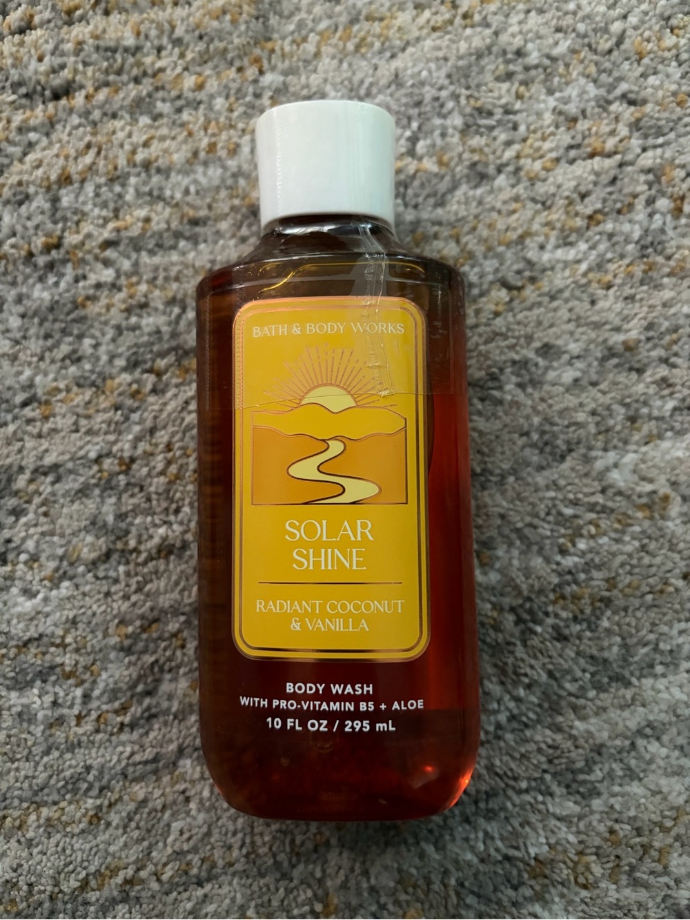 NWT Bath & Body Works Solar Shine Radiant Coconut & Vanilla Body Wash